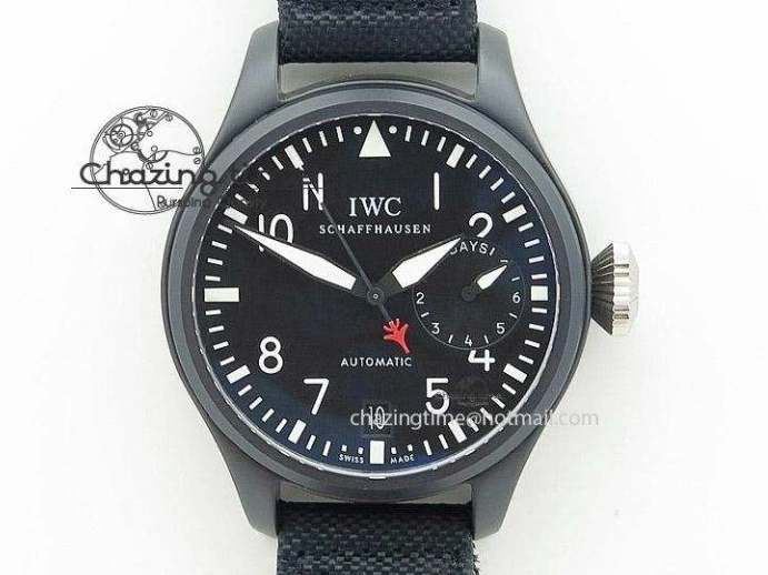 MIROTIME 0506 SunProtective Pilot Top Gun Miramar IWC388002 V6 1:1 Best Edition Ceramic Case On Nylon Strap A 7325